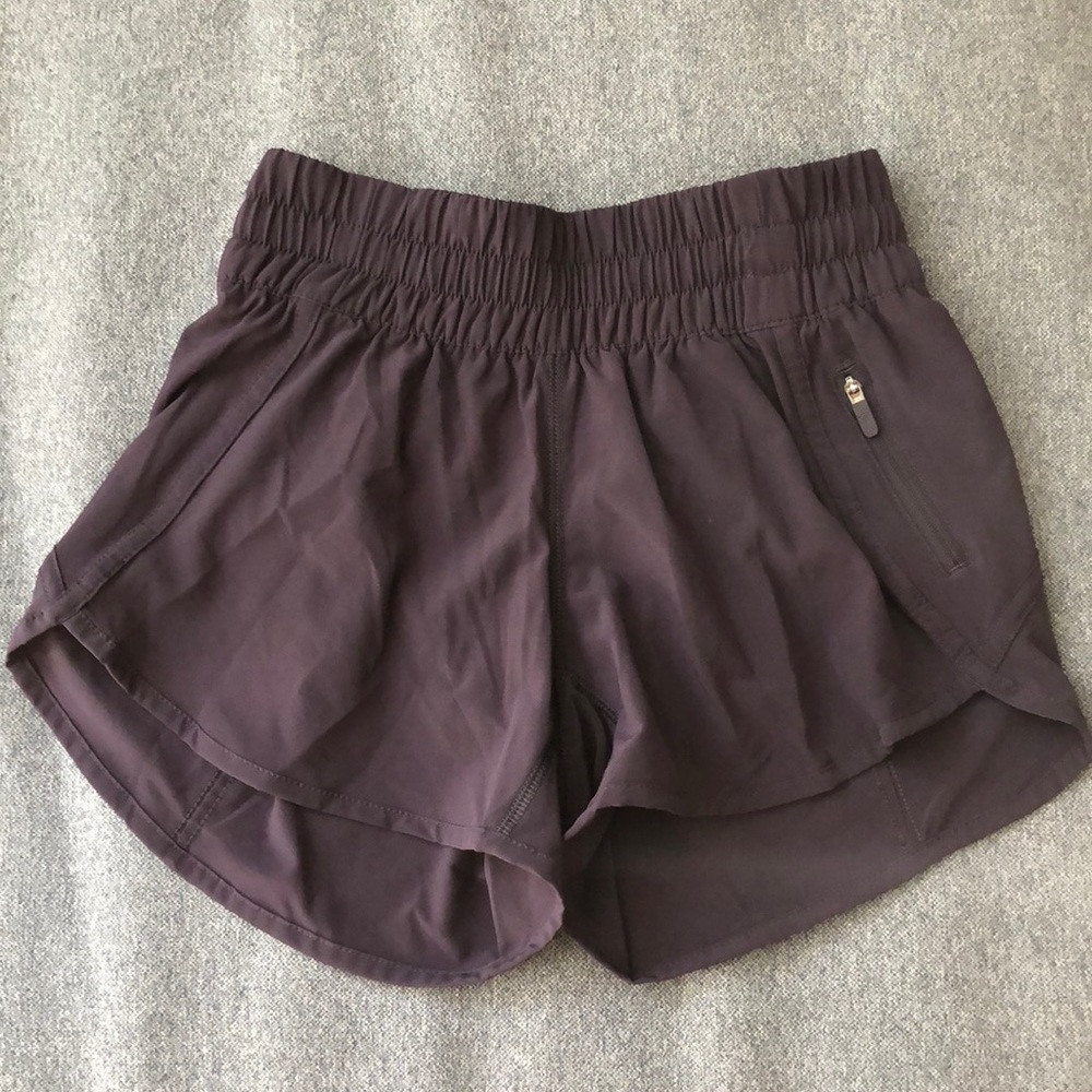 Lulu lemon dark purple workout shorts size 4